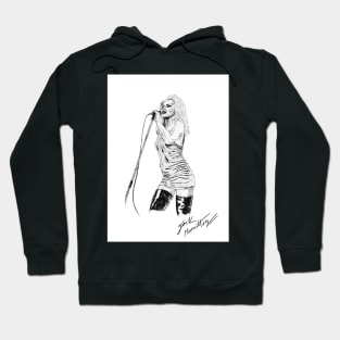 Deb B Harry Original Ink Drawing Print Hoodie